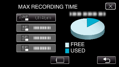 remaining rec time